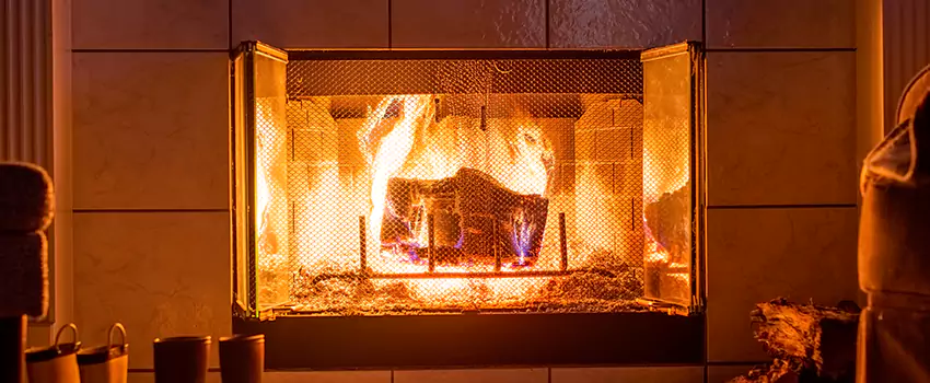 Mendota Hearth Landscape Fireplace Installation in Bartlett, Tennessee