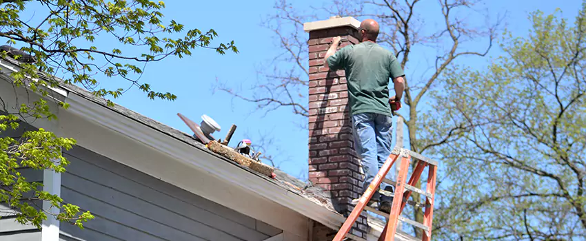 Vinyl and PVC Chimney Flashing Installation in Bartlett, TN