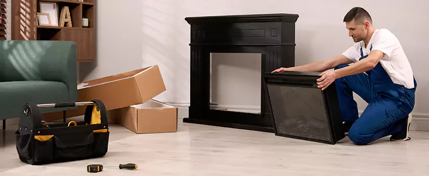 Old Rusted Metal Fireplace Repair And Replacement in Bartlett, TN